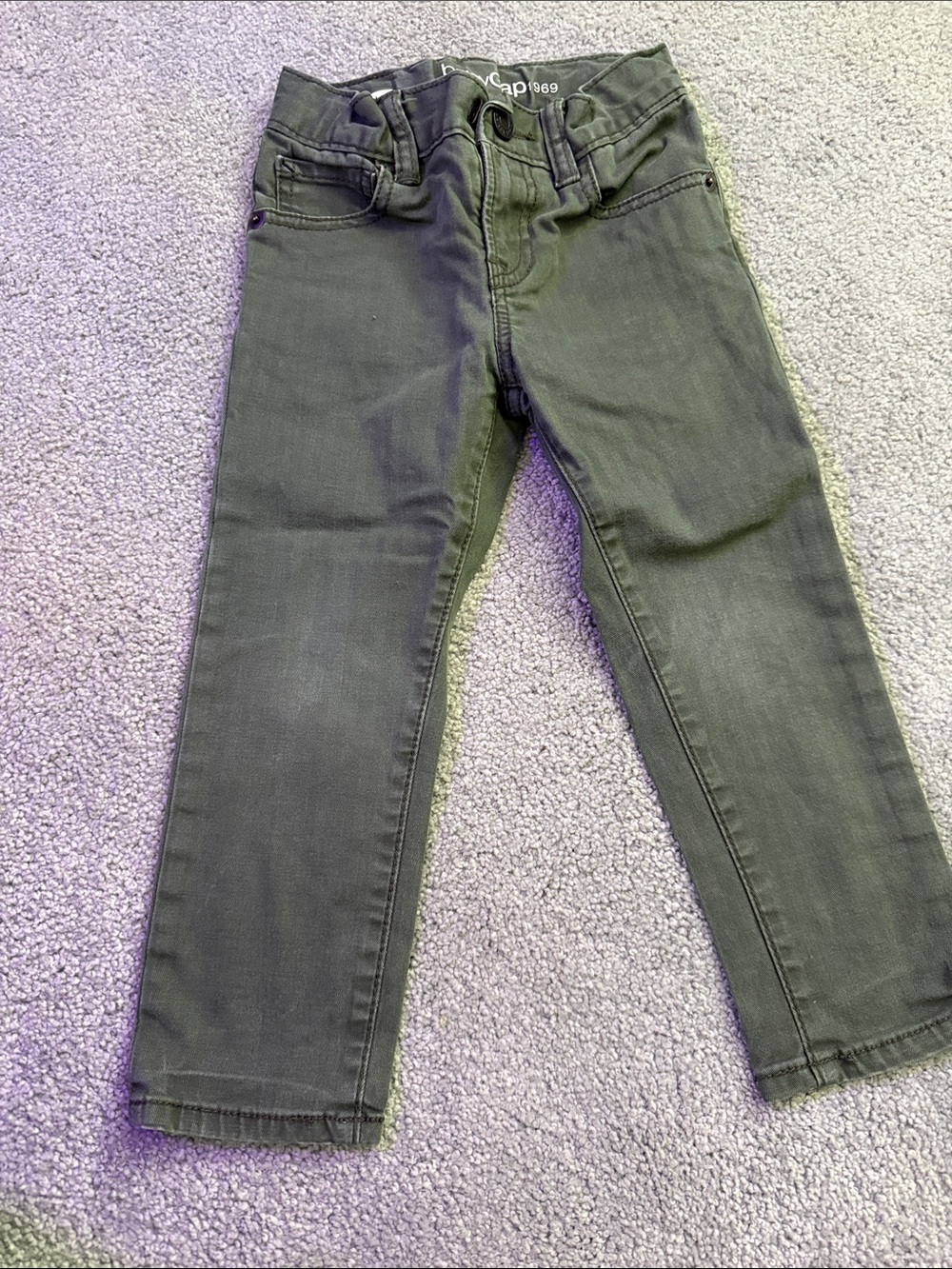 3T Green Slim Jeans - Baby GAP
